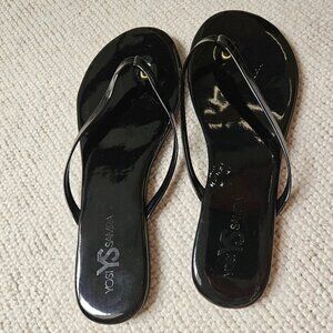Yosi Samra Rivington Thong Sandals Black Size 11 Anthropologie Casual Flat